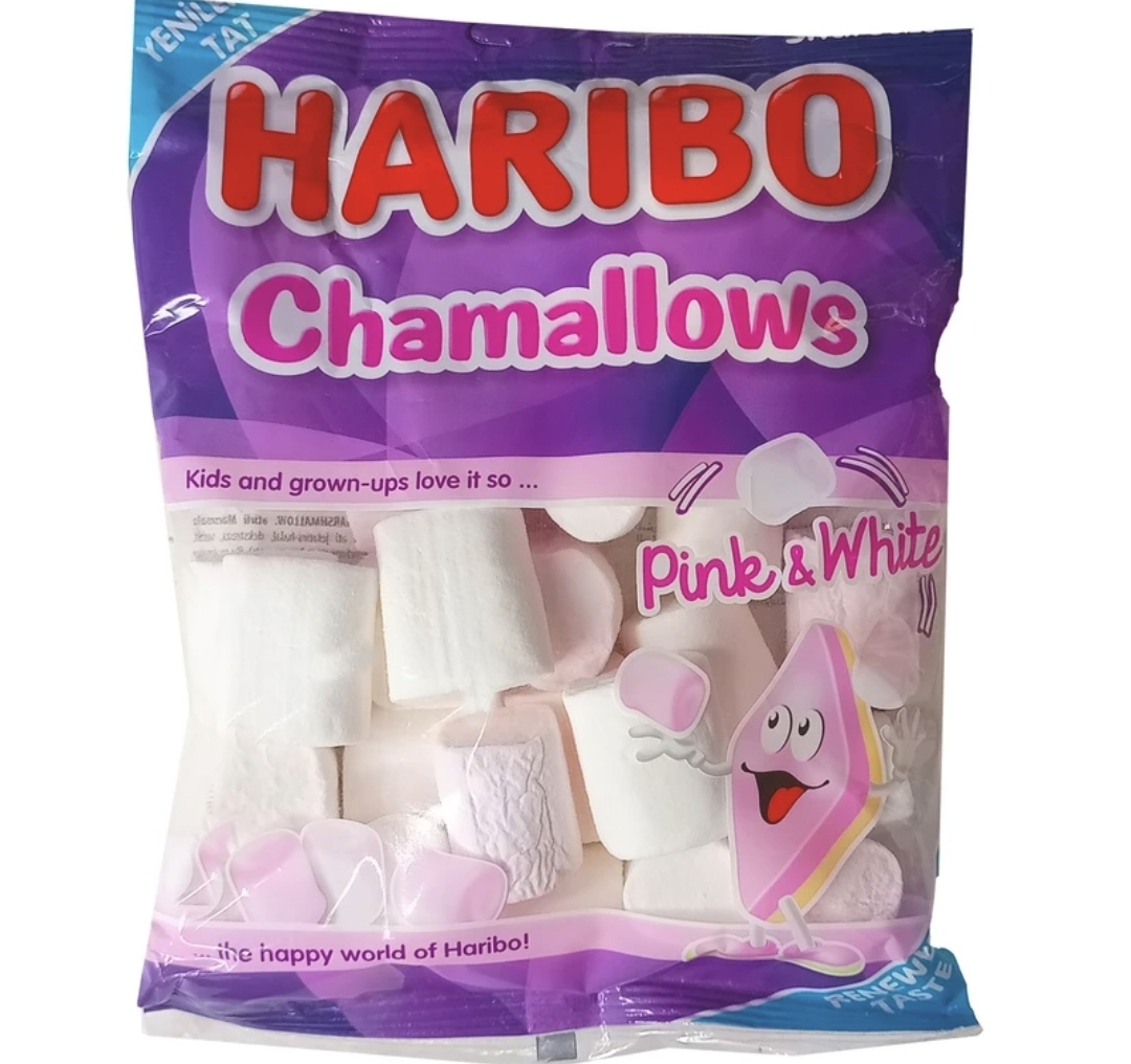 مارشمالو chamallows هاريبو - 25 گرم بسته 1عددی