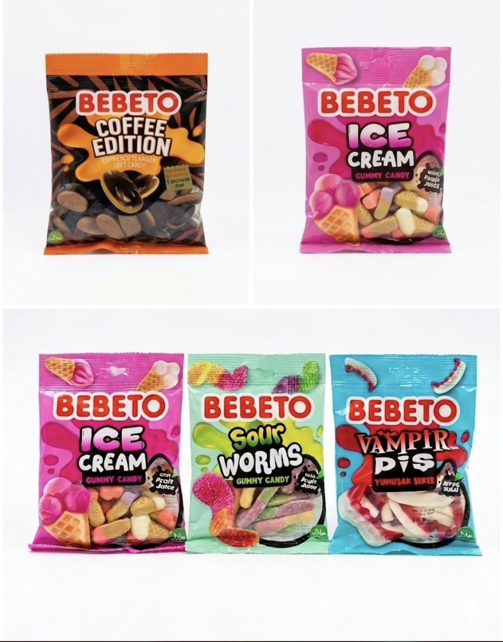 پاستیل ببتو (Bebeto) ۸۰ گرم با طعم