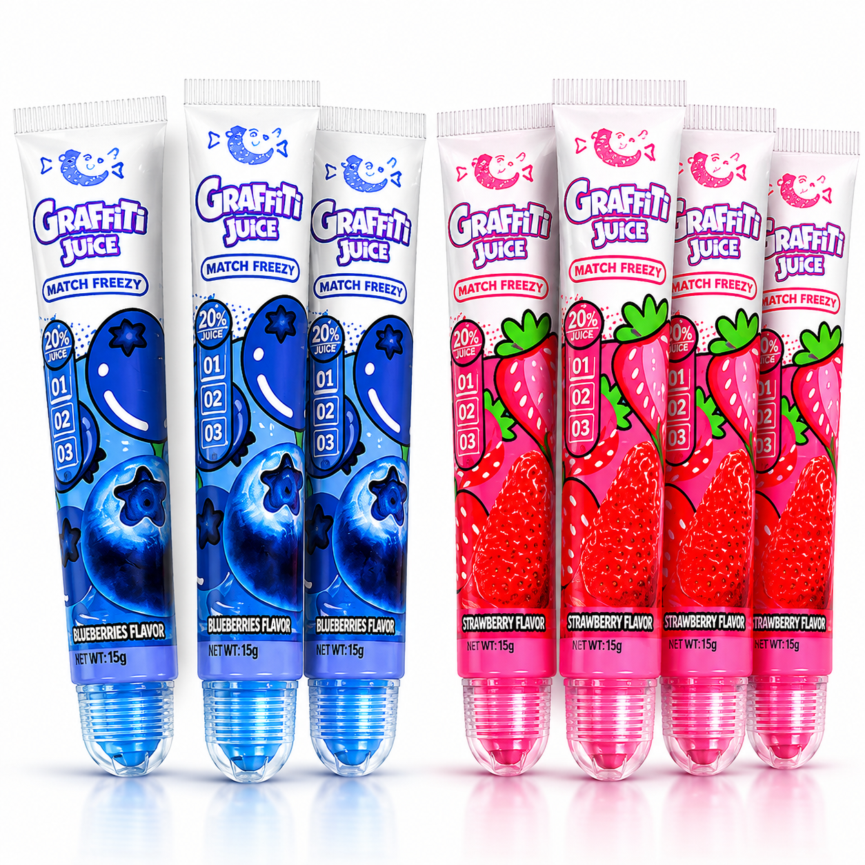 ژل خوراکی گرافیتی جویس (Graffiti Juice) طعم‌های میوه‌ای – بسته 1عددی
